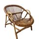 Children's armchair rattan shell from the 70s