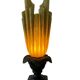 Georgia Jacob gold leaf lamp from the 70s and 80s signed