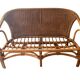Vintage rattan sofa 60s-70s