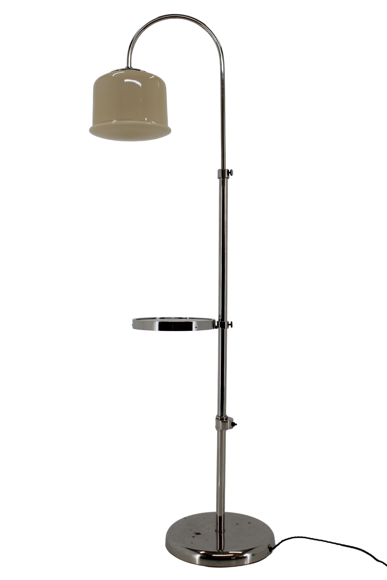 1930s Bauhaus floor lamp, Czechoslovakia