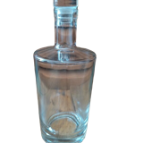 Bouteille en verre épais bouchon verre