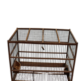 Old wooden bird cage