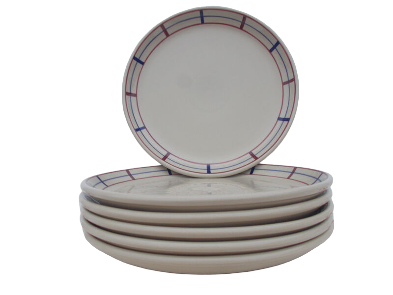 6 basque flat plates in sandstone decoration amatxi