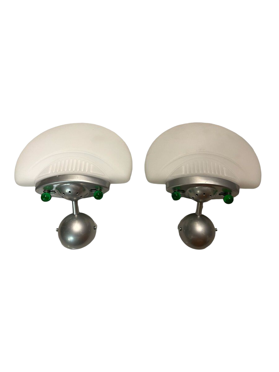 Pair of Italian Murano glass sconces