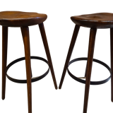 Set of 2 vintage bar stools