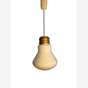 Vintage bulb-shaped pendant lamp