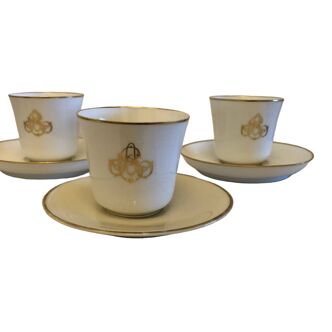 Set of 3 coffee cups from Macé