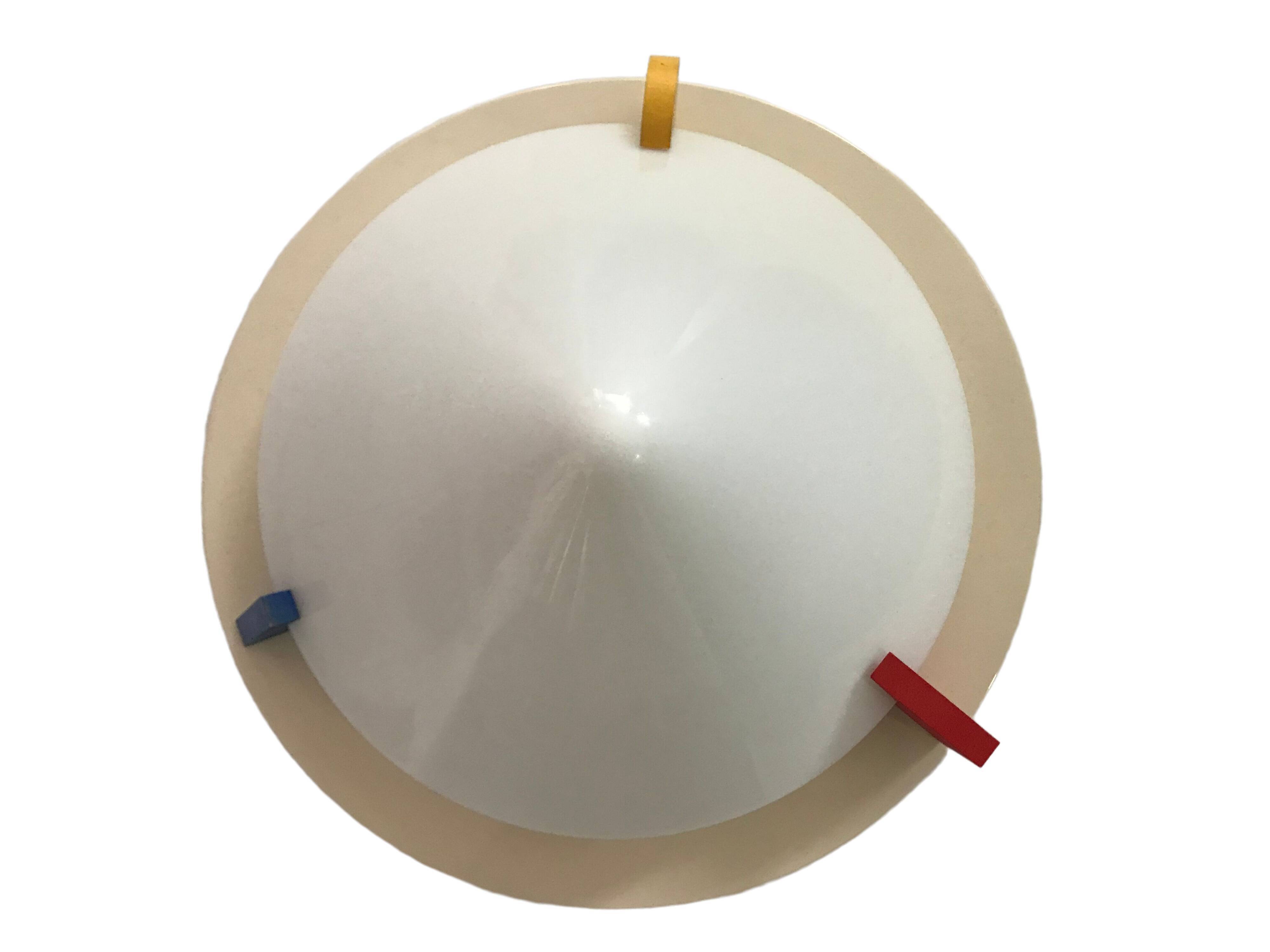 Primary color ceiling lamp, Ikea, 1980