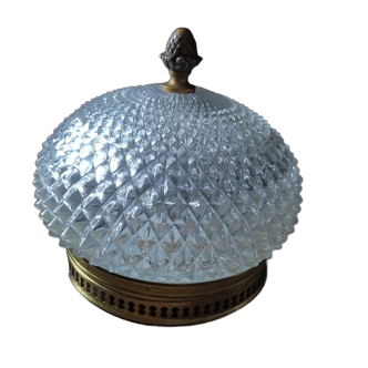 Ceiling lamp wall lamp diamond tip brass glass molded