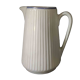 Fluted porcelain jug or pitcher