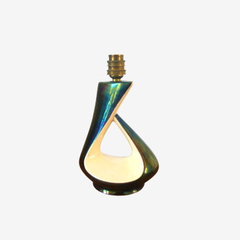 Lampe vintage en céramique, années 50