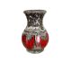 Vase en poterie Zig Zag fabriqué par Scheurich, Allemagne, années 1970