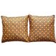 Coussins vintage seventies fleuris