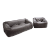 Mid century sofa & lounge chair