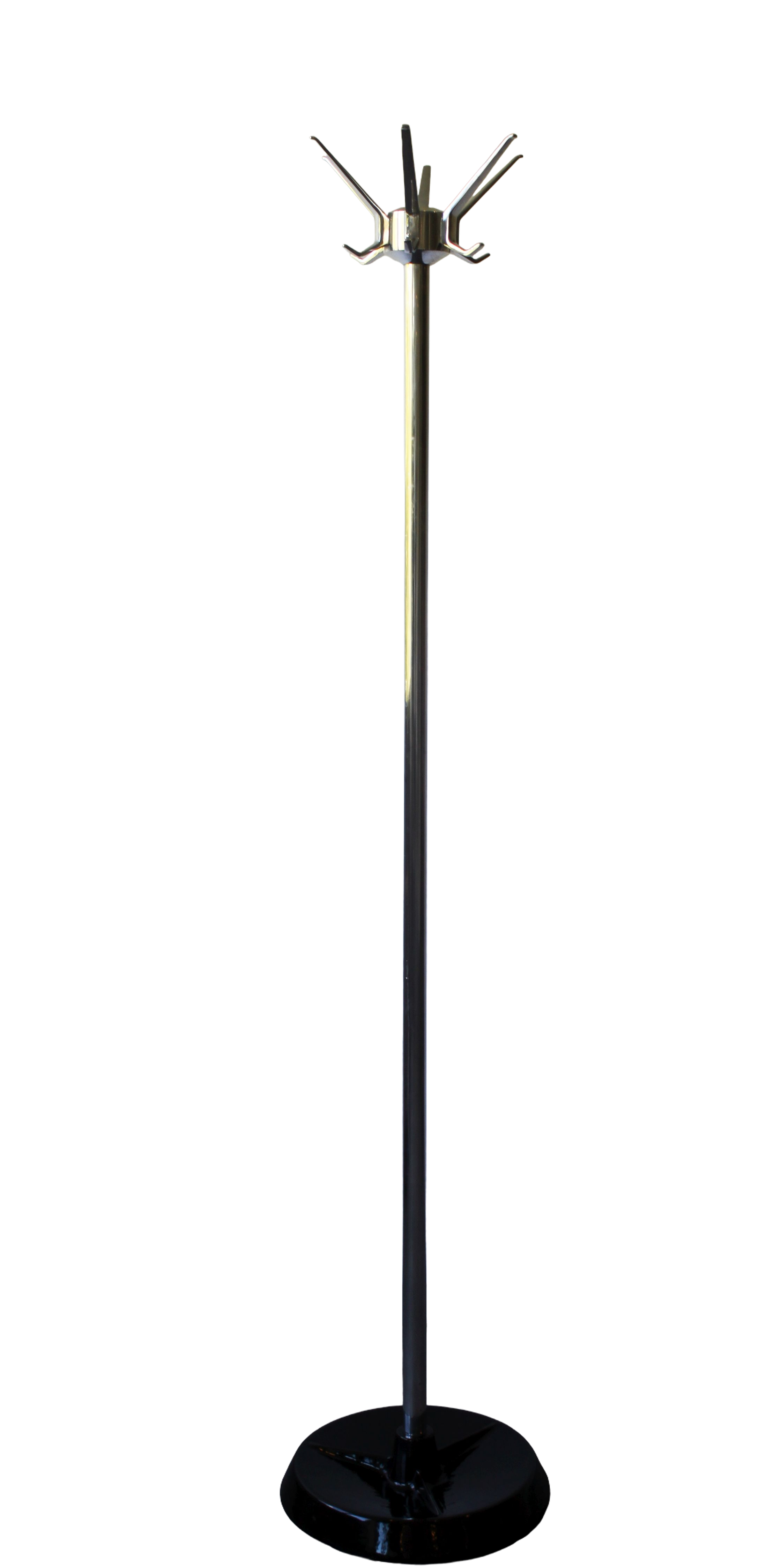 Chrome metal coat rack, 70's