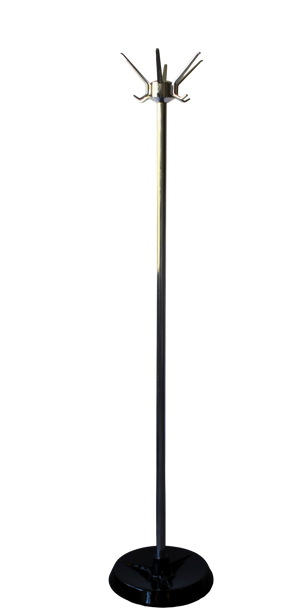 Porte-manteau en métal chromé,