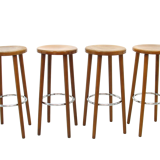 4 tabourets de bar, années 1970