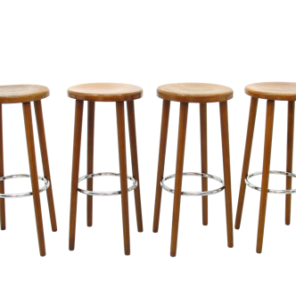 4 tabourets de bar, années 1970