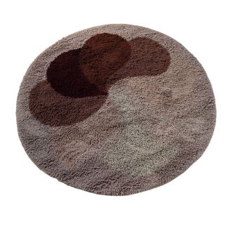 Multi-color high pile rug Desso, Netherlands, 128cm