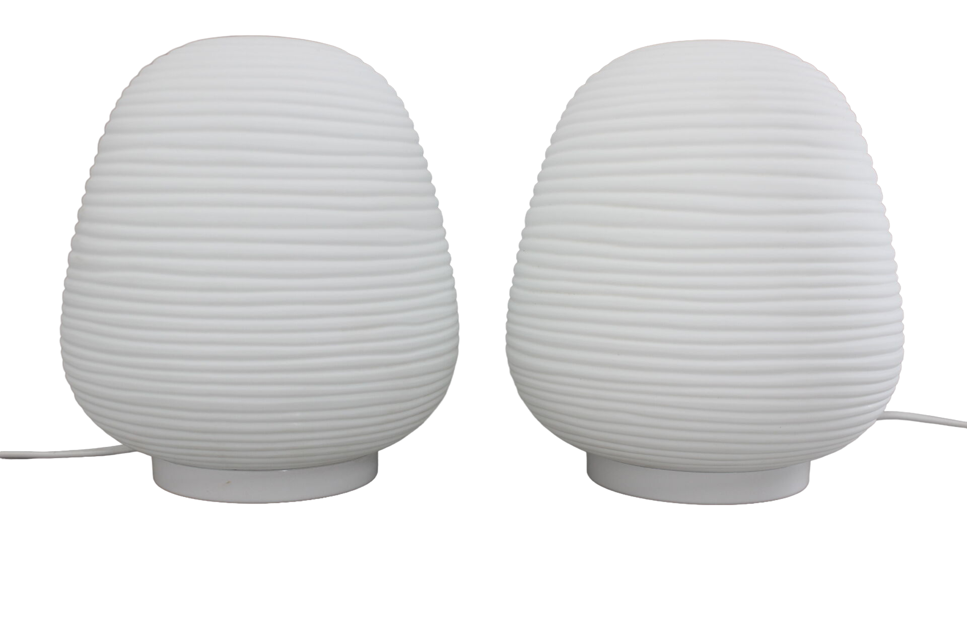 Pair of Italian Glass Table Lamps