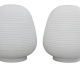 Pair of Italian Glass Table Lamps
