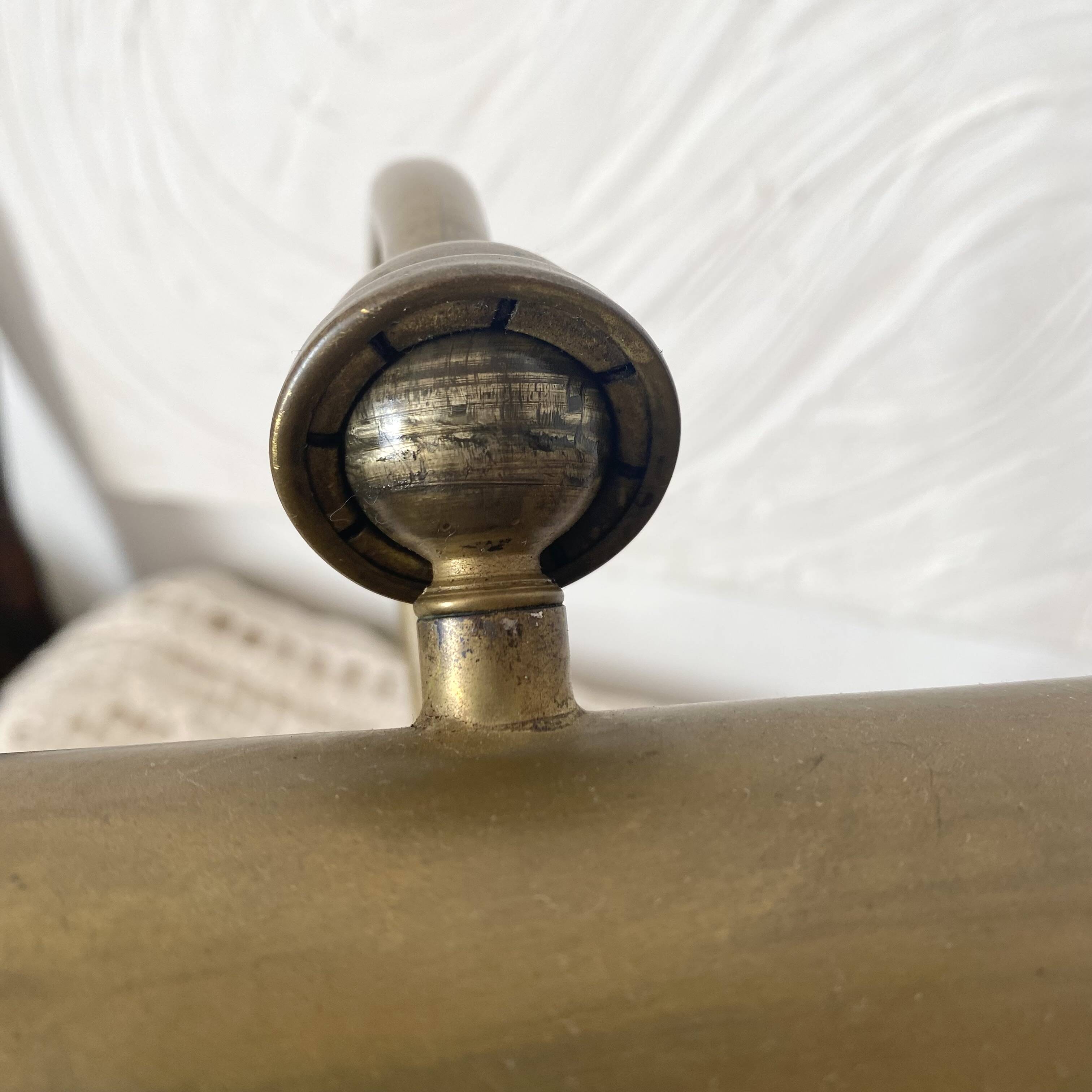Antique brass notary lamp, adjustable desk lamp