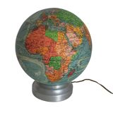 Vintage globe 1950 terrestrial Perrina glass - 19 cm