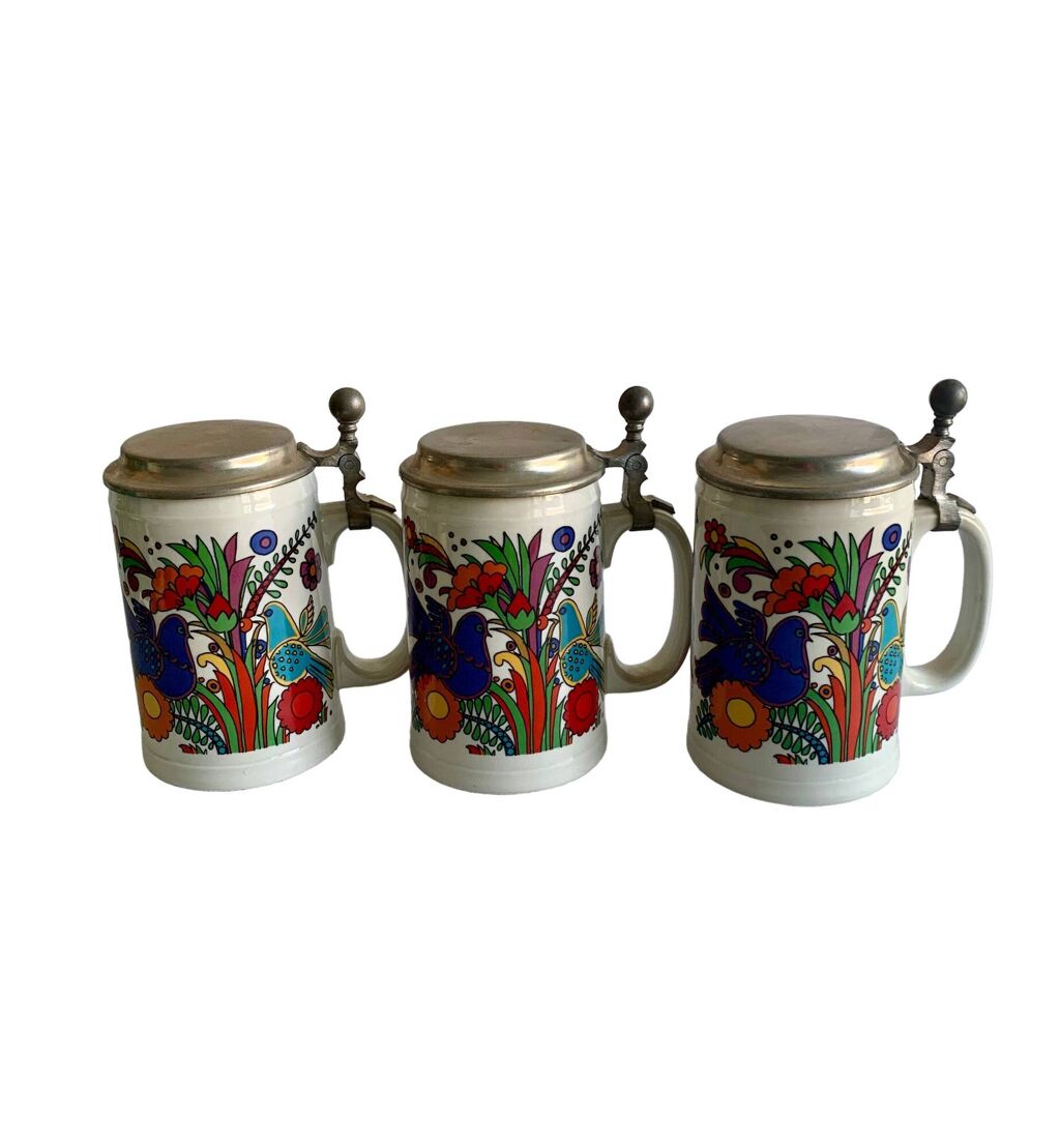 Lot De 4 Boîtes à Goûter Sirène - Rose - - Nu
