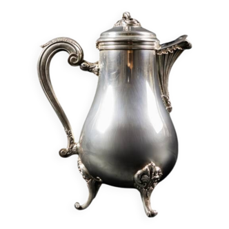 CHRISTOFLE Marly Collection - Silver-plated baluster teapot - 20th century