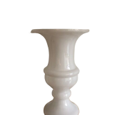 Medici vase in white opaline