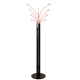 Portemanteau sur pied métal rouge et noir, 12  branches, années 80