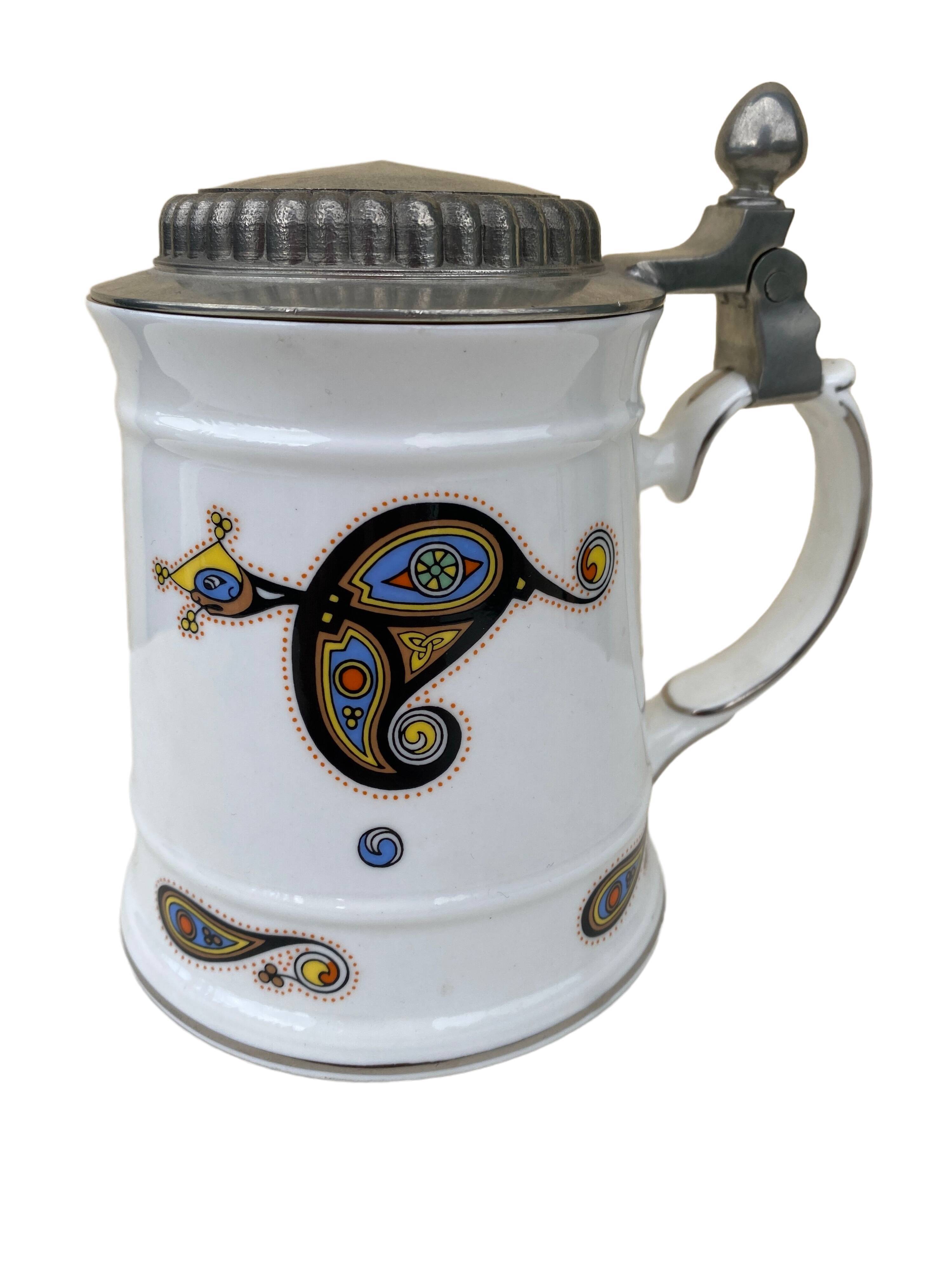Vintage China Porcelain Beer Mug