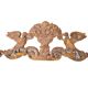 Cast iron pediment with birds