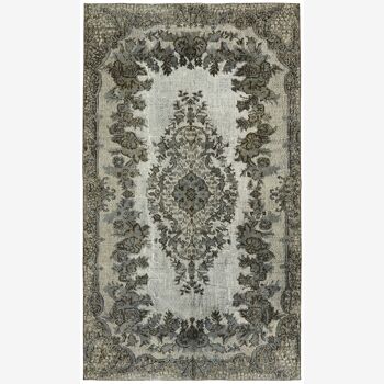 Tapis turc vintage noué à la main des années 1980, 167 cm x 285 cm