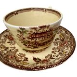 Tonquin Staffordshire cup and saucer