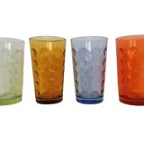 4 vintage glasses 70s