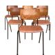 Set of 6 vintage Dutch Marko chairs