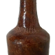 Vase bottle in glazed terracotta XXth
