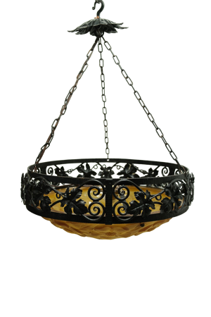 Suspension art déco - fer