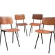 Set of 4 vintage chairs and design Eromes