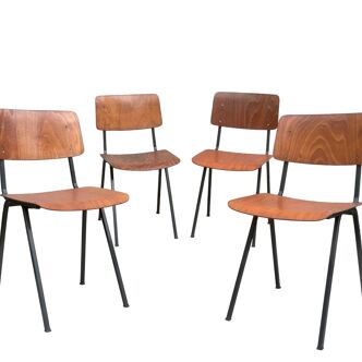 Set of 4 vintage chairs and design Eromes