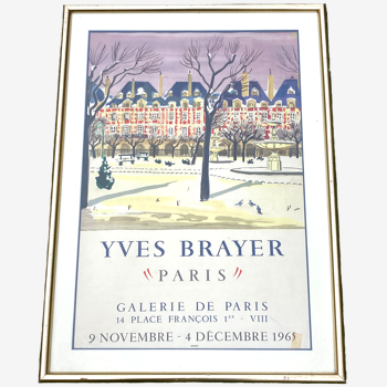 Exhibition poster Yves Brayer 1965, Place des Vosges