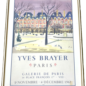 Affiche d'exposition Yves Brayer 1965, Place des Vosges