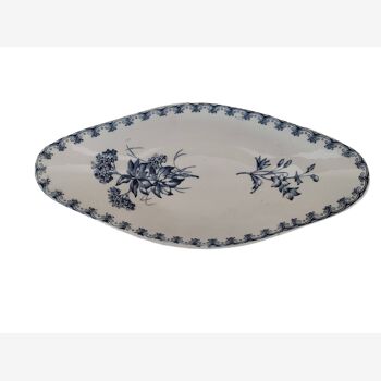 Serving dish oval in Iron Earth U&C Sarreguemines