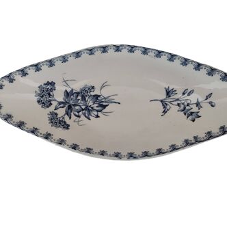 Serving dish oval in Iron Earth U&C Sarreguemines