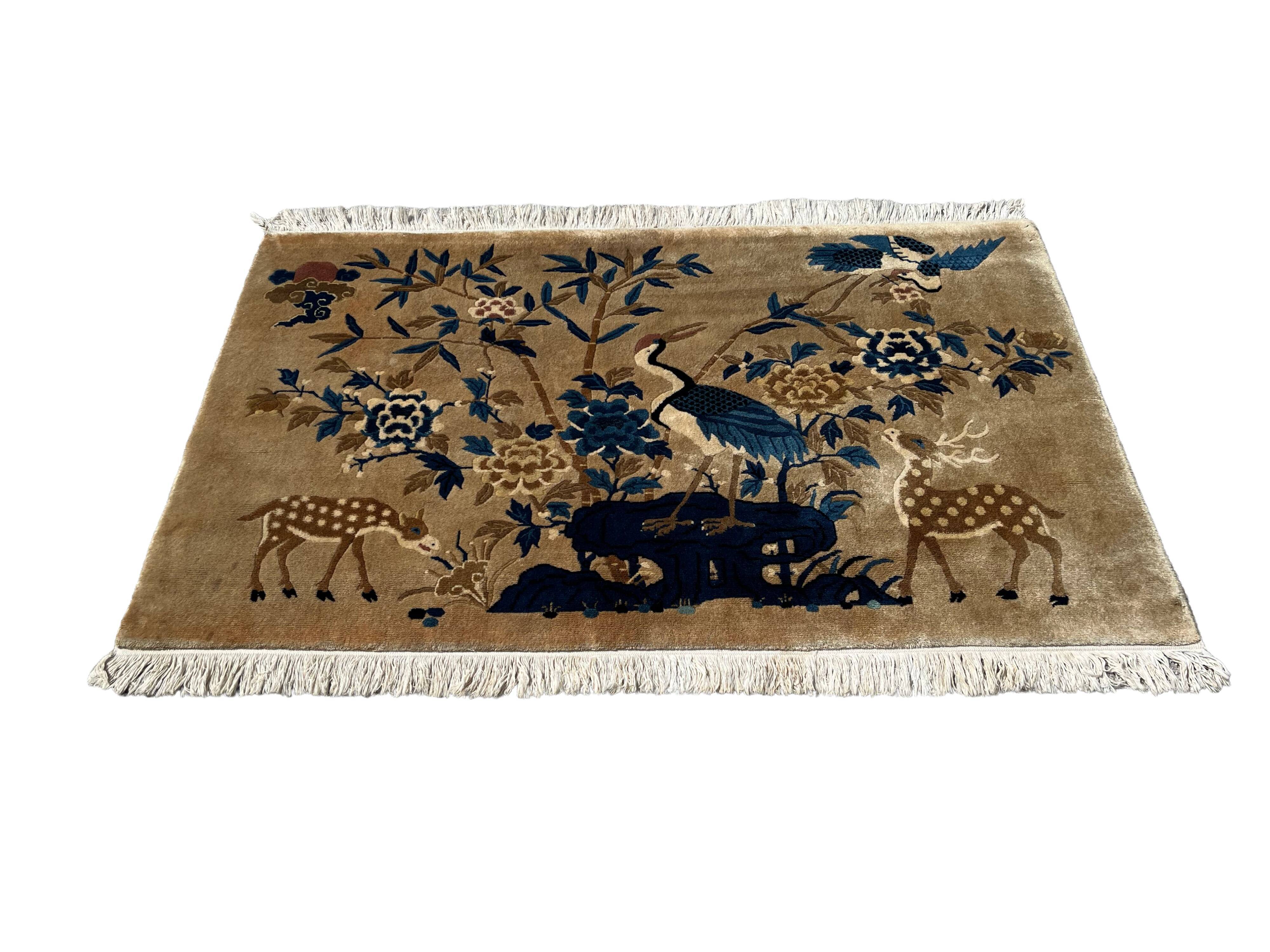 Carpet, Beijing early XXth century, 94x150 cm