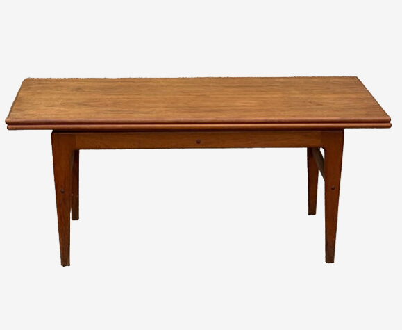 Table basse transformable en table à dîner scandinave