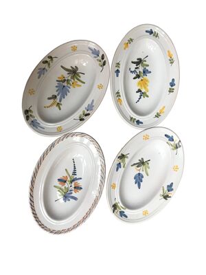 4 raviers grès artisanat monastique