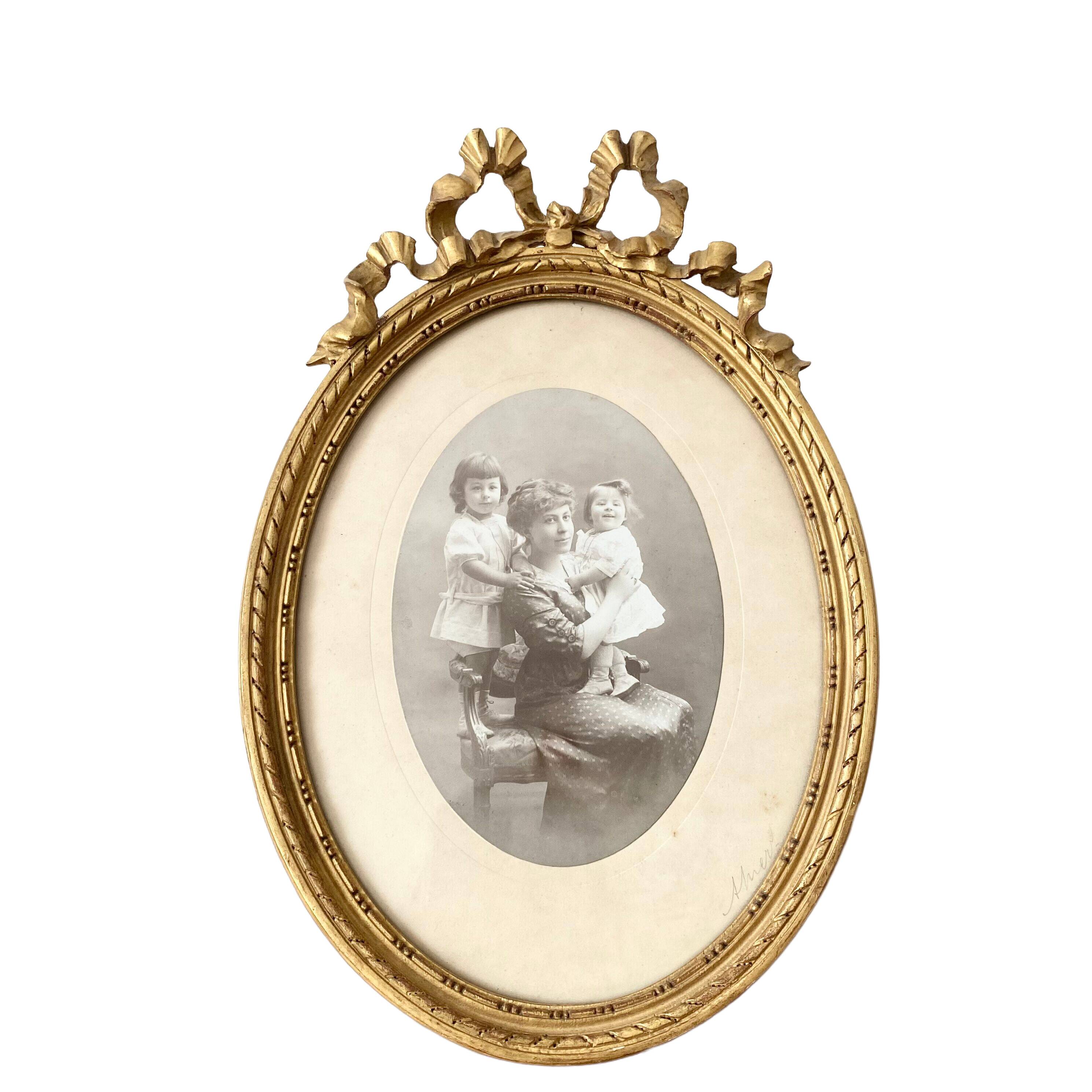 Old golden frame
