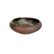 Ceramic studio pottery bowl shell element by gerhard liebenthron, germany, 1970s